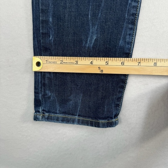 Decree Jeans Womens Juniors 15 Dark Blue Super Skinny Mid Rise - Picture 9 of 10